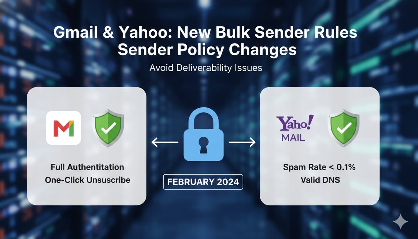 More Clarity Around the Gmail and Yahoo Bulk Sender Policy Changes